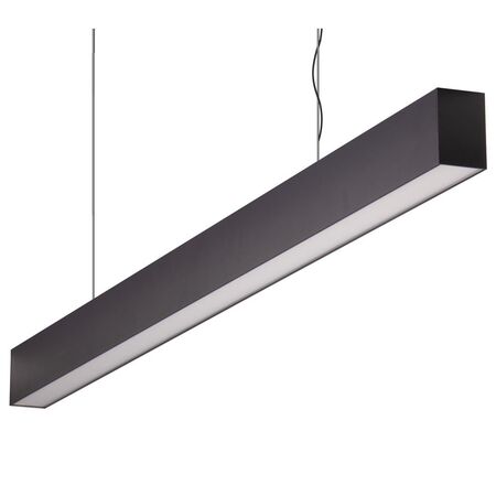 MAXI-50 1.2M LONG PENDANT BLACK DIMMABLE 3K