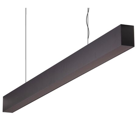 MAXI-50 1.2M LONG PENDANT BLACK DIMMABLE 3K