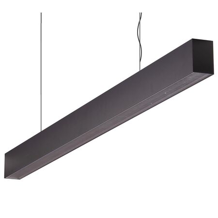 MAXI-50 1.2M LONG PENDANT BLACK DIMMABLE 3K