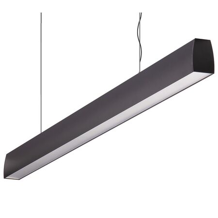 MAXI-CURVE 1.2M LONG PENDANT BLACK DIMMABLE 4K