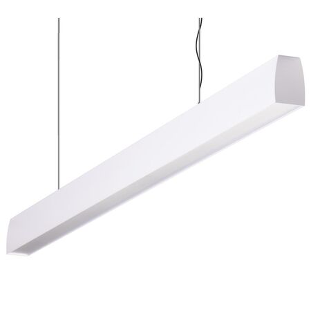 MAXI-CURVE 1.2M LONG PENDANT WHITE DIMMABLE 4K