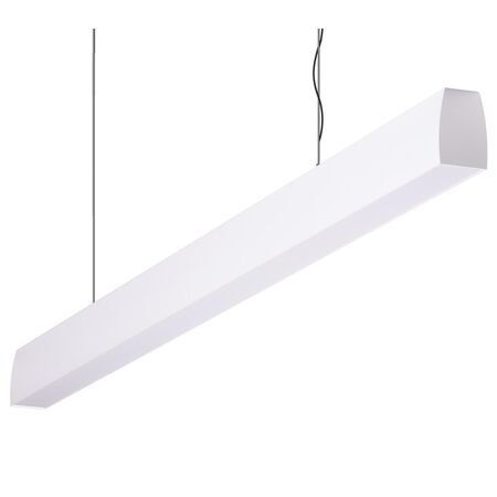 MAXI-CURVE 1.2M LONG PENDANT WHITE DIMMABLE 4K
