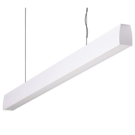 MAXI-CURVE 1.2M LONG PENDANT WHITE DIMMABLE 4K