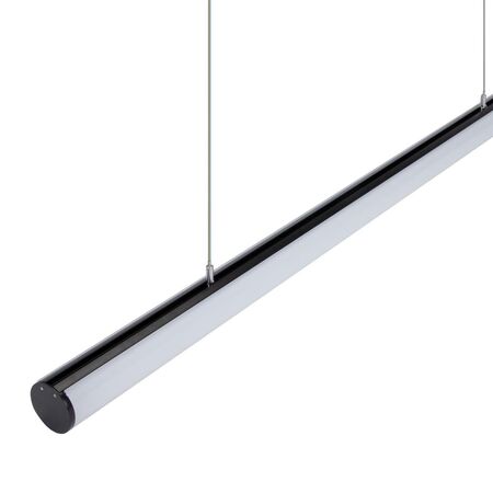 PIPE-60 Linear Pendant IP20 31W 240V 1.7M - Black