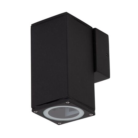ALPHA-1 Down Only Exterior Wall light GU10 LED 6W 240V IP65 - Textured Black