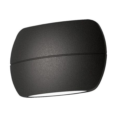 BELL-8 240V 8W Two Way LED Wall Light - Textured Black