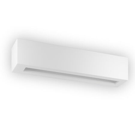 BF-2020 Ceramic 50cm Wall Uplight - Raw / G9