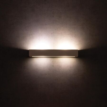 BF-2020 Ceramic 50cm Wall Uplight - Raw / G9