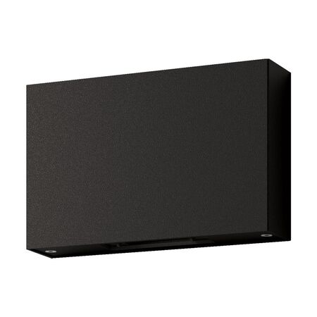 SIERRA SQR Square Two Way Wall Light 12W 240V  IP65 -Black