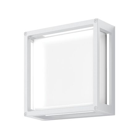 YORK-12 12W Led Square  Wall Light IP65 240v - White