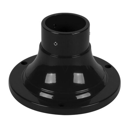BB-100 Aluminium Bollard Base to suit 60-76 outer diameter post - powder coated finish