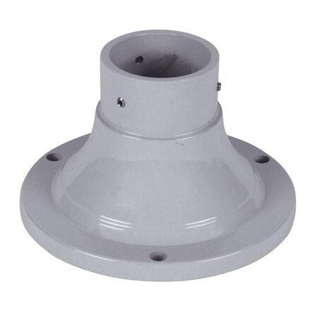 BB-100 Aluminium Bollard Base to suit 60-76 outer diameter post - powder coated finish