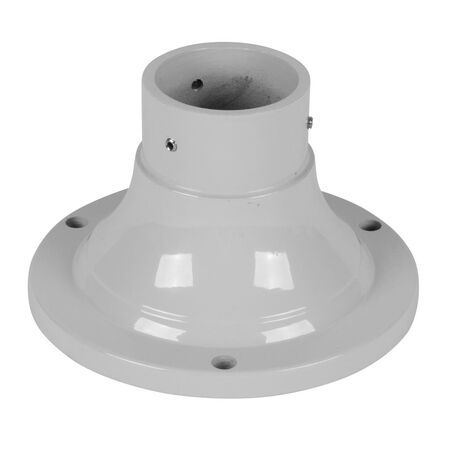 BB-100 Aluminium Bollard Base to suit 60-76 outer diameter post - powder coated finish