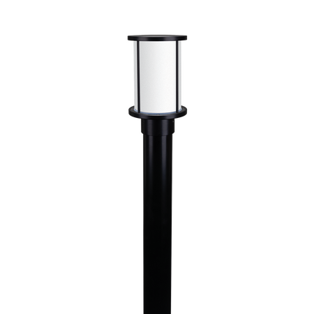 BL-400 HEAD C/W 1M POST BLACK