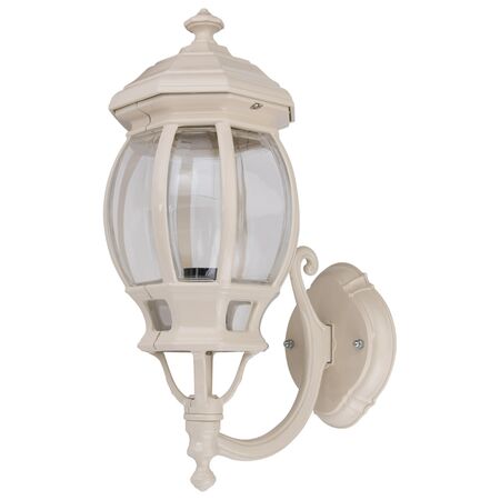 GT-1031 Vienna Curved Arm Upward Wall Light - Powder Coated Finish / B22