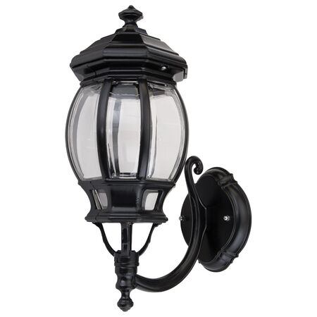 GT-1031 Vienna Curved Arm Upward Wall Light - Powder Coated Finish / B22