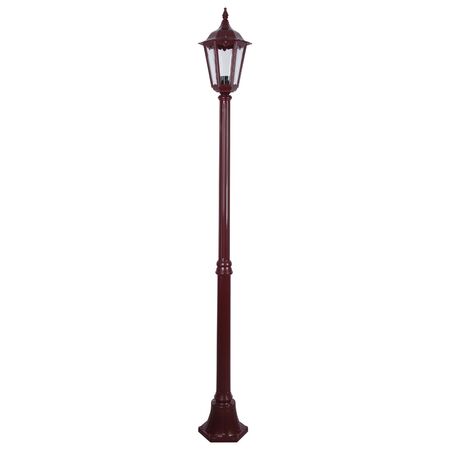 GT-136 Chester 1 Light Short Post Light - Powder Coated Finish / B22