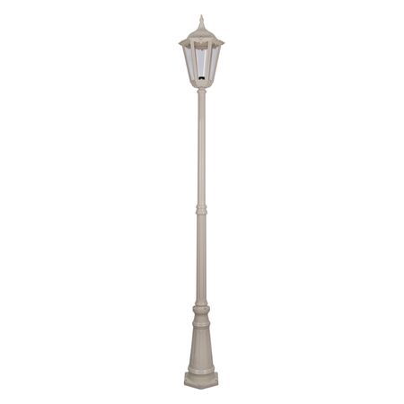 GT-168 Chester Large Single Head Tall Post Light - Powder Coated Finish / B22