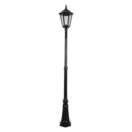 GT-168 Chester Large Single Head Tall Post Light - Powder Coated Finish / B22