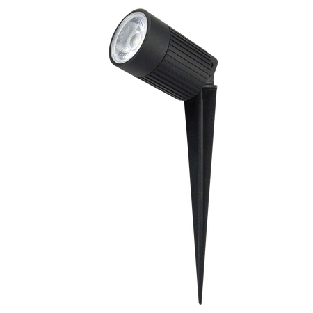 ZOOM-PRO 12W 12/24V DC GARDEN SPIKE C/W HOOD BLK