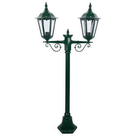 GT-135 Chester Twin Head Short Post Light - Powder Coated Finish / B22