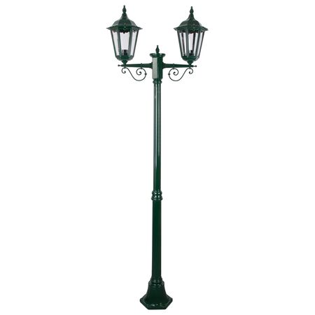 GT-137 Chester Twin Head Medium Post Light - Powder Coated Finish / B22