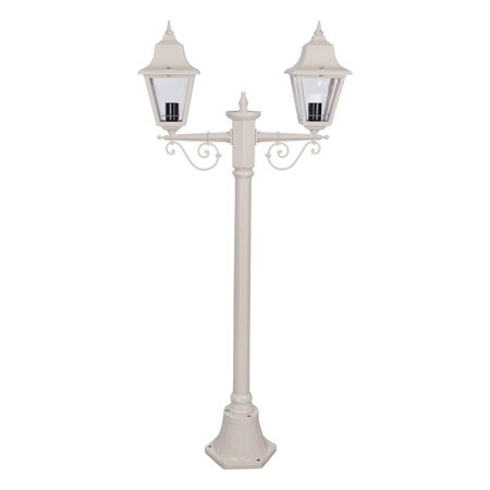 GT-235 Paris Twin Head Short Post Light - Powder Coated Finish / B22