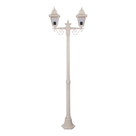 GT-237 Paris Twin Head Medium Post Light - Powder Coated Finish / B22