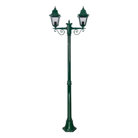 GT-237 Paris Twin Head Medium Post Light - Powder Coated Finish / B22
