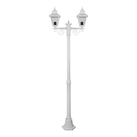 GT-237 Paris Twin Head Medium Post Light - Powder Coated Finish / B22