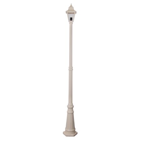 GT-238 Paris Single Head Tall Post Light - Powder Coated Finish / B22