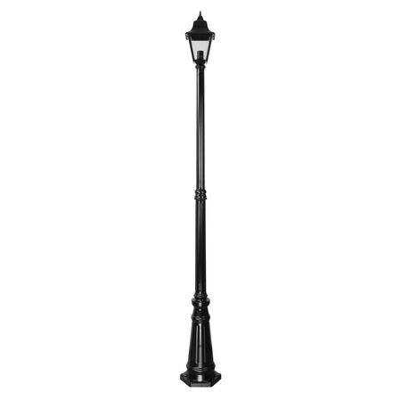 GT-238 Paris Single Head Tall Post Light - Powder Coated Finish / B22