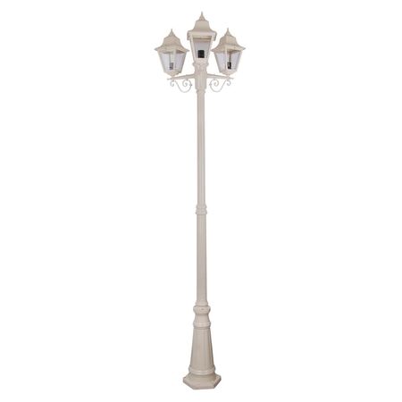 GT-242 Paris Triple Head Tall Post - Powder Coated Finish / B22