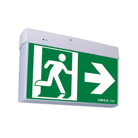 EXIT 24M S/M 2.5W LED MAINTAINED/NON-MAINTAINED