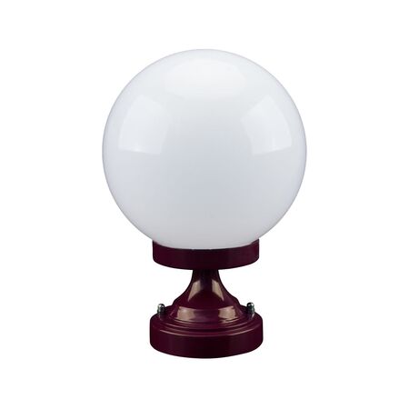 GT-530 Siena 20cm Sphere CTC Pillar Mount - Powder Coated Finish / E27