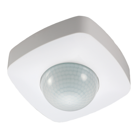 SQUARE SURFACE MOUNT PIR SENSOR 360° 16A IP65