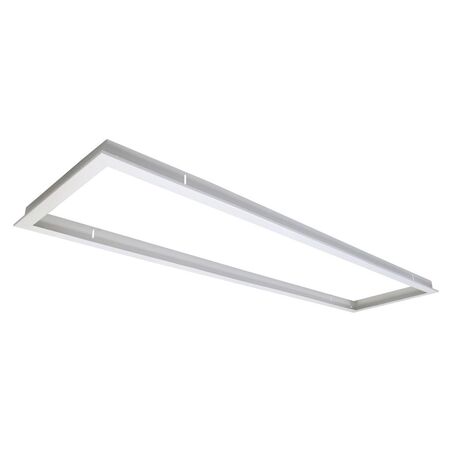 TRIM-312 Rectangular Recessed Panel Trim - Satin White Trim