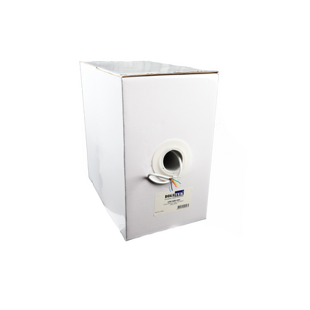 Security Cable 6 Core 14 Strand | 300M Length | PVC Jacket & Bare Copper | White by Bitek Pty Ltd