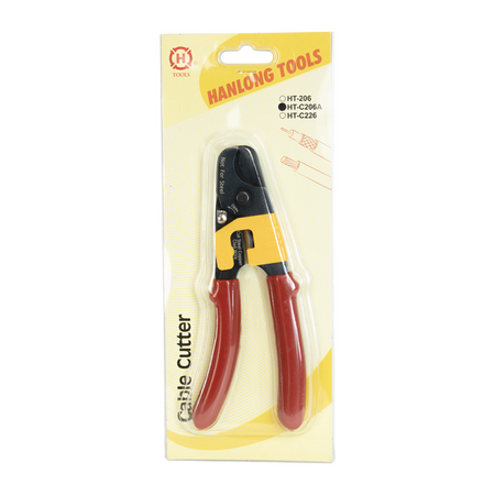 Cable Shears HT-C206A | Safe-Guard Blade & Ergonomic Grip | Ideal for Coax & Copper by Bitek Pty Ltd
