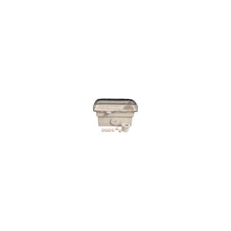 Weatherproof Electrical Enclosure | IP53 Rated | Lockable & Recessed | Clear Lid by Transco