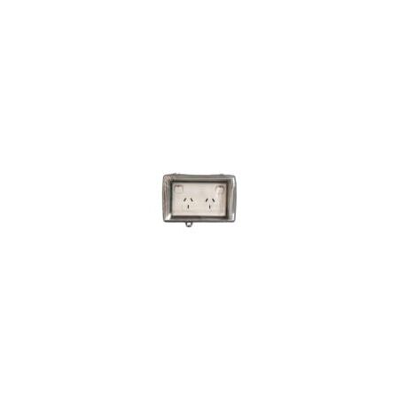 Weatherproof Electrical Enclosure | IP53 Rated | Lockable & Recessed | Clear Lid by Transco
