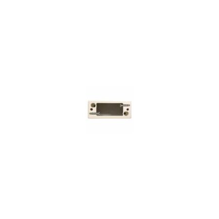 Mounting Block Architrave | Surface Mount | Polycarbonate | White/Black by Transco