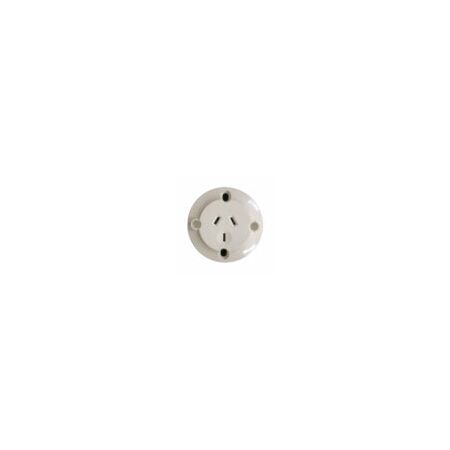 Surface Socket Flush | 10A 240V | Recessed Mount | Impact-Resistant by Transco