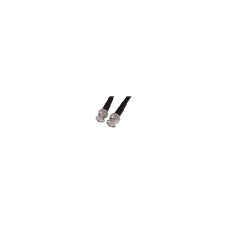 BNC Male to Male Patch Lead | 50 Ohm | Solid Copper Conductor | 10M Length | Black by Bitek Pty Ltd