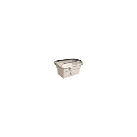 Weatherproof Electrical Enclosure | IP53 Rated | Lockable & Recessed | Clear Lid by Transco
