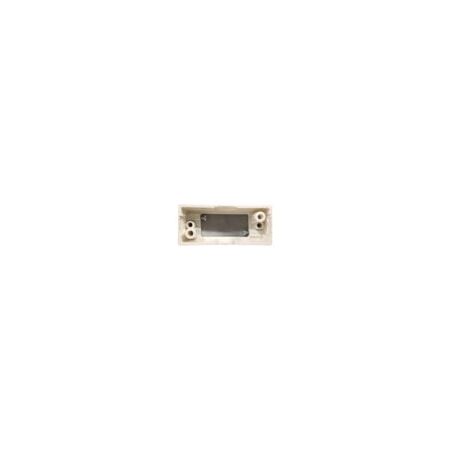 Mounting Block Architrave | Surface Mount | Polycarbonate | White/Black by Transco