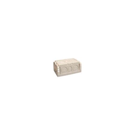Plastic Wall Box | Recessed Mounting | 84mm Fixing Centre | PVC by Transco