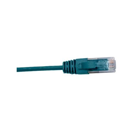 Cat6 RJ45 Patch Lead 1 Metre | 4 Pair Unshielded | Slim Design | Green by Cabac