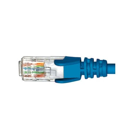 Cat5e RJ45 Patch Lead | 0.3 Metre | 4 Pair PVC Unshielded | Blue by Cabac
