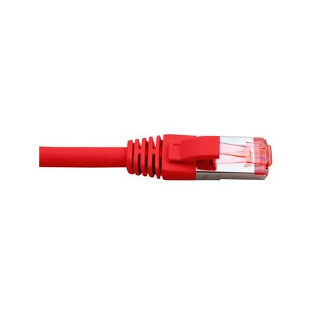 Cat6A Red Patch Lead | 0.5 Metre | 4 Pair LSZH Shielded | RJ45 by Cabac